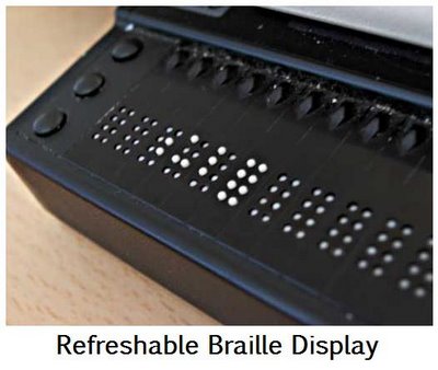 A braille display